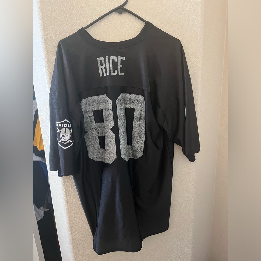Jerry Rice Raiders Jersey Oldschool Y2K Size XL